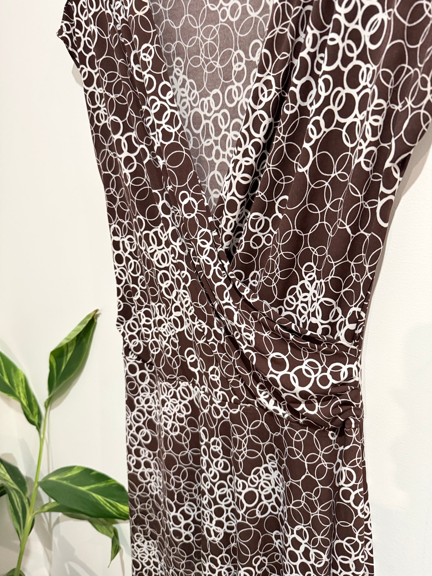 Snap Faux Wrap Dress Size U/Arm to U/Arm 45cm