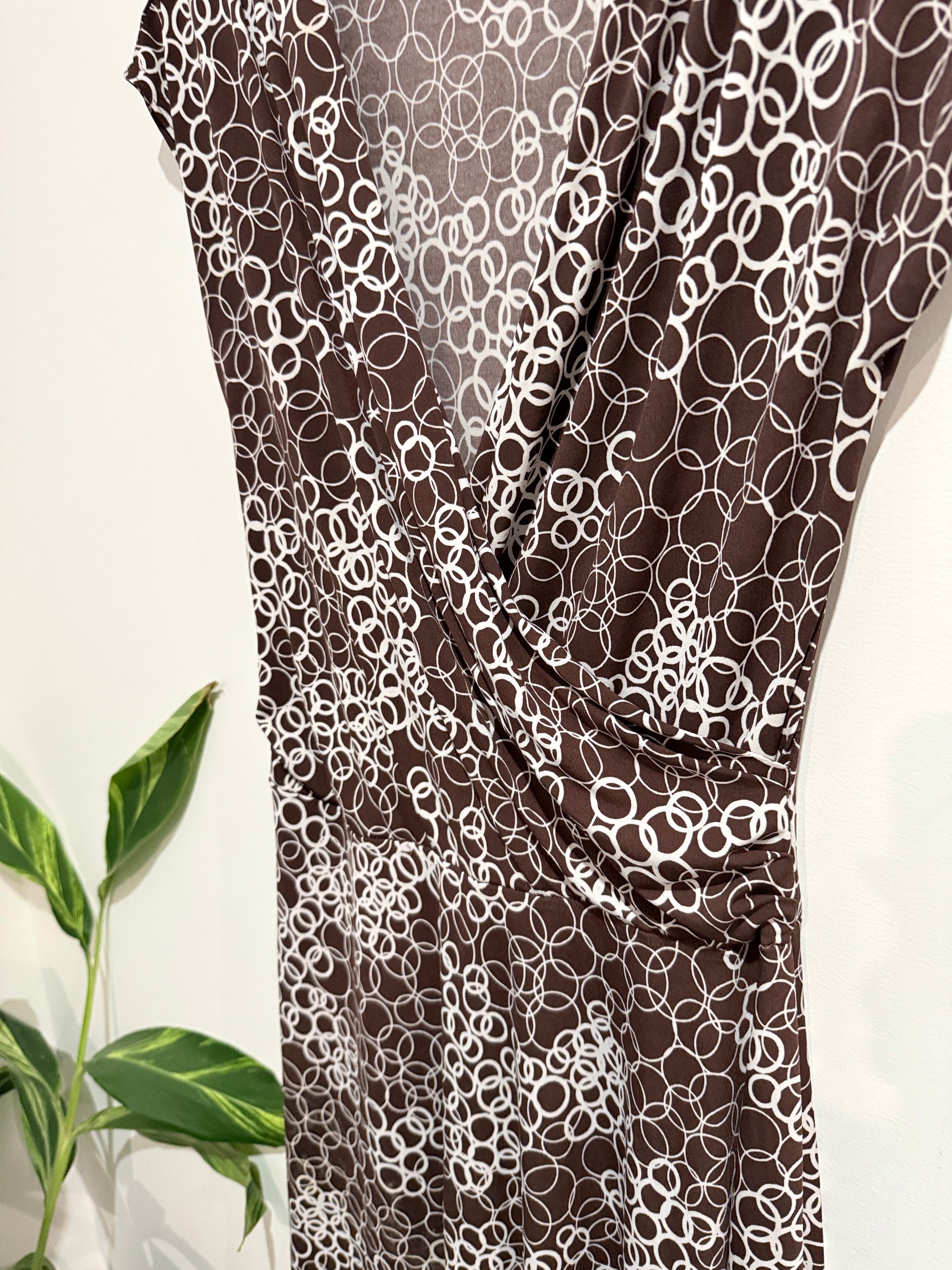 Snap Faux Wrap Dress Size U/Arm to U/Arm 45cm
