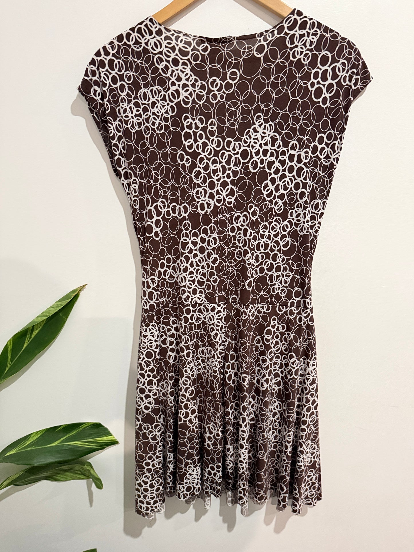 Snap Faux Wrap Dress Size U/Arm to U/Arm 45cm