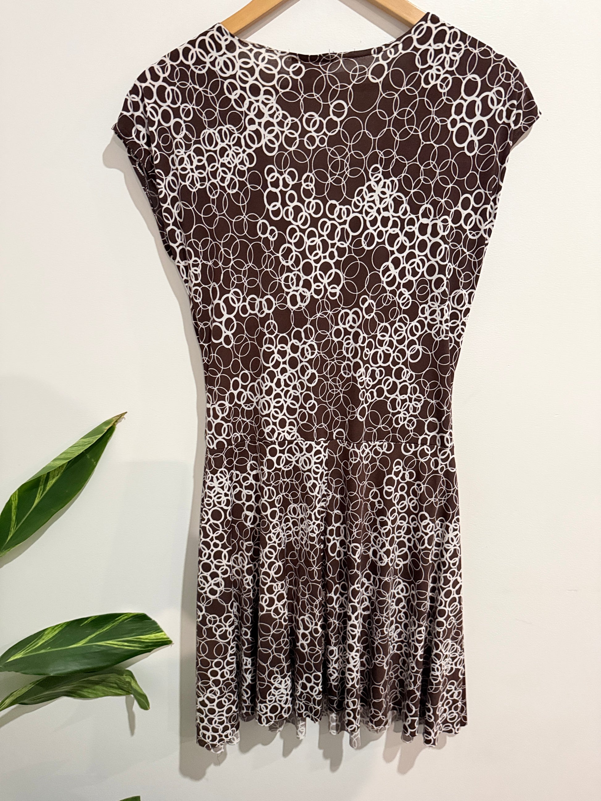 Snap Faux Wrap Dress Size U/Arm to U/Arm 45cm