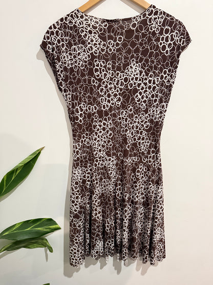 Snap Faux Wrap Dress Size U/Arm to U/Arm 45cm