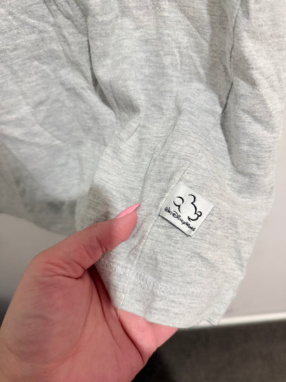 Mickey, Inc Embroidered Henley Shirt Size L