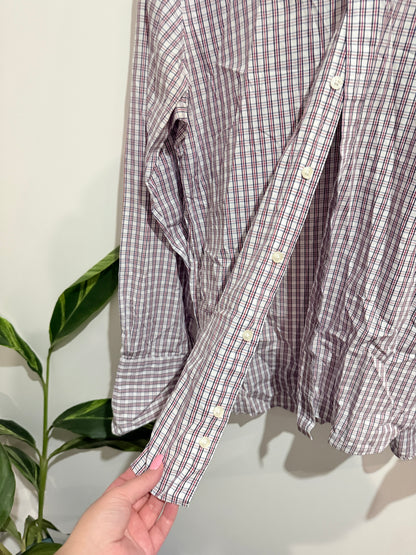 M & S Check Patterned Shirt Size 39-40