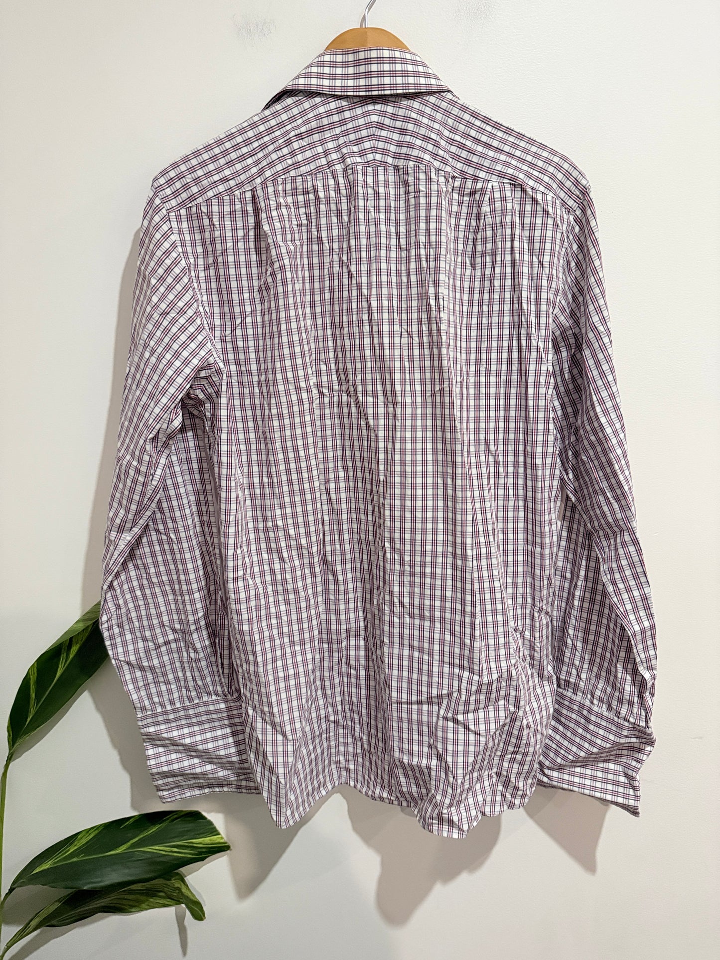 M & S Check Patterned Shirt Size 39-40