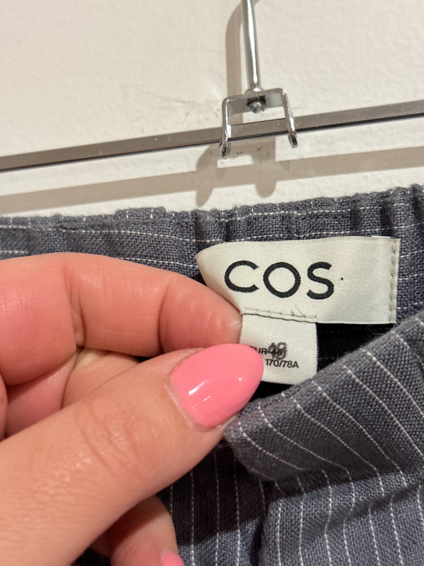 COS Striped Pull-on Trousers Size 48 | Waist 84cm