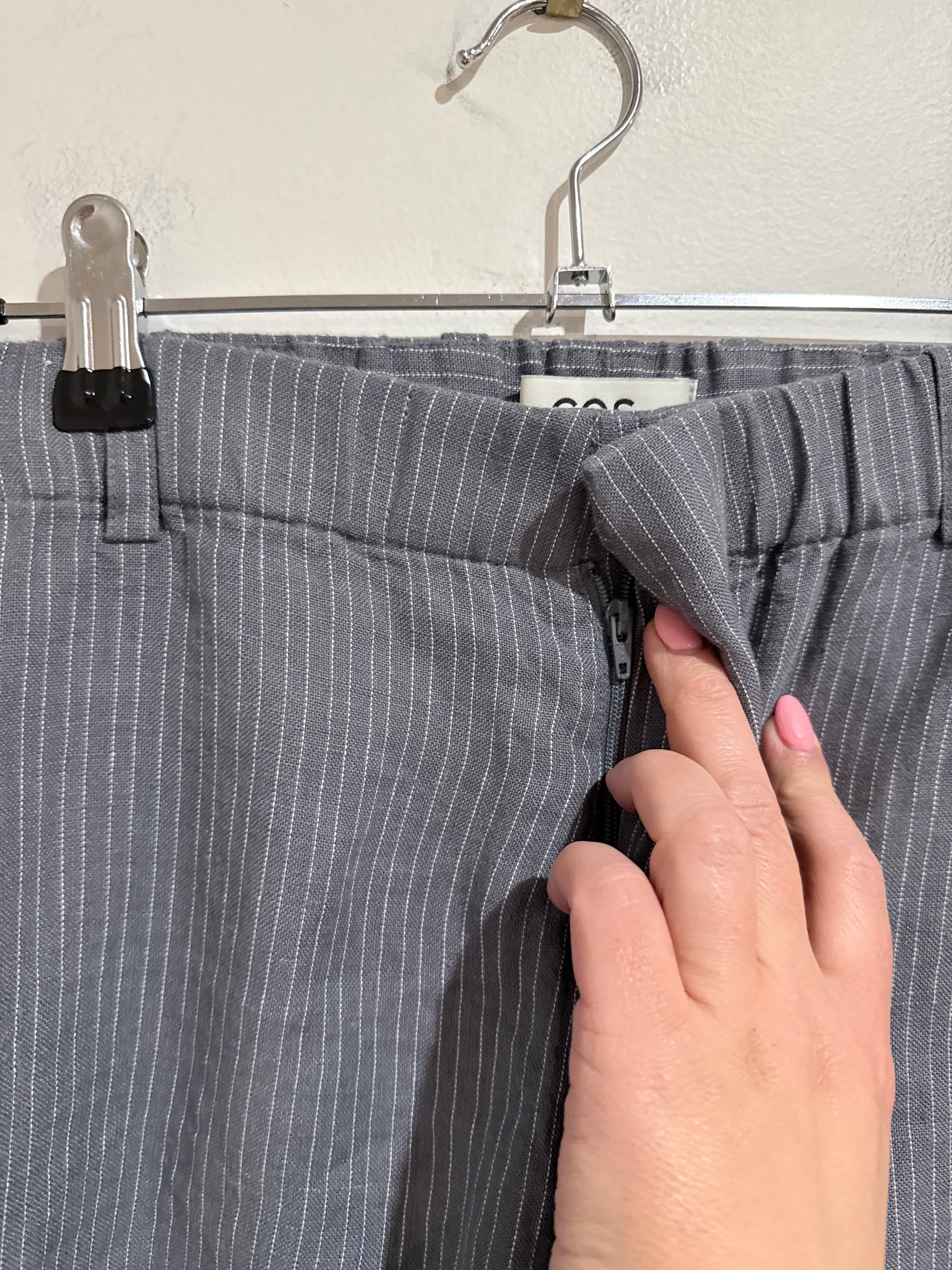 COS Striped Pull-on Trousers Size 48 | Waist 84cm