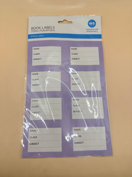 Book Labels by Warehouse Stationery