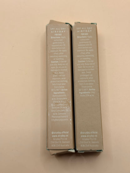 Airyday SPF 50+ Dreamscreen – Golden Glow & Mineral Mousse (2 x 10ml)