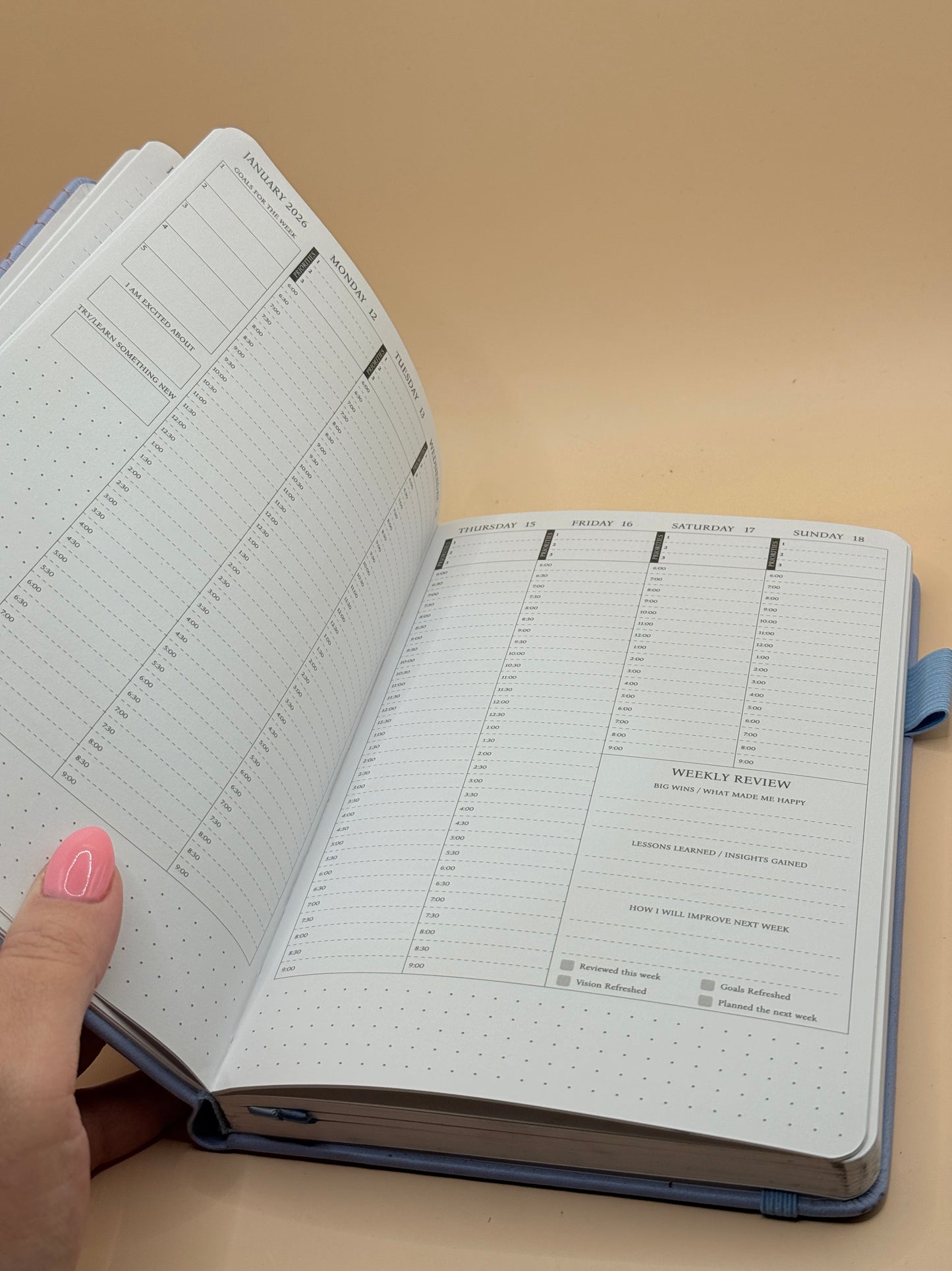 Legend Planner 2026 Weekly & Monthly Goal Planner Journal