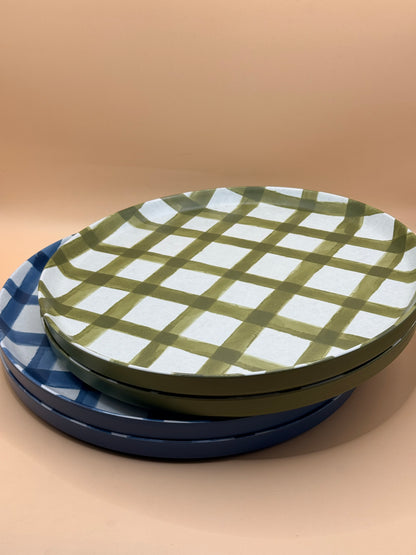 Momento Round Melamine Serving Plates Set of 4
