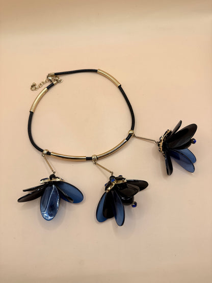Freedom Statement Floral Pendant Necklace