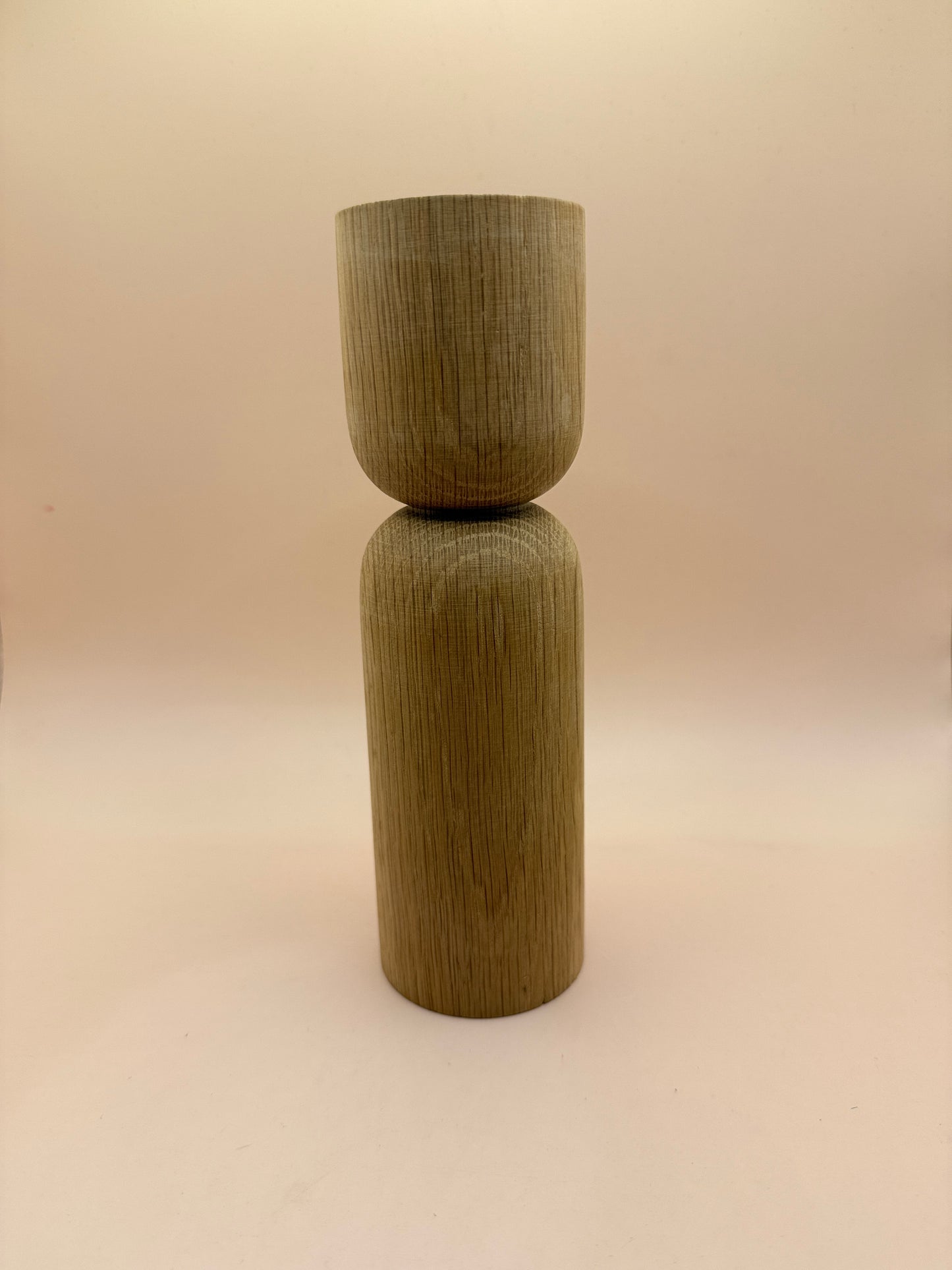 Double Ended Wooden Tealight Candle Holder