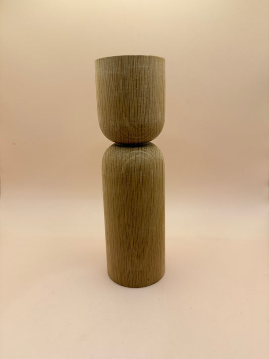 Double Ended Wooden Tealight Candle Holder