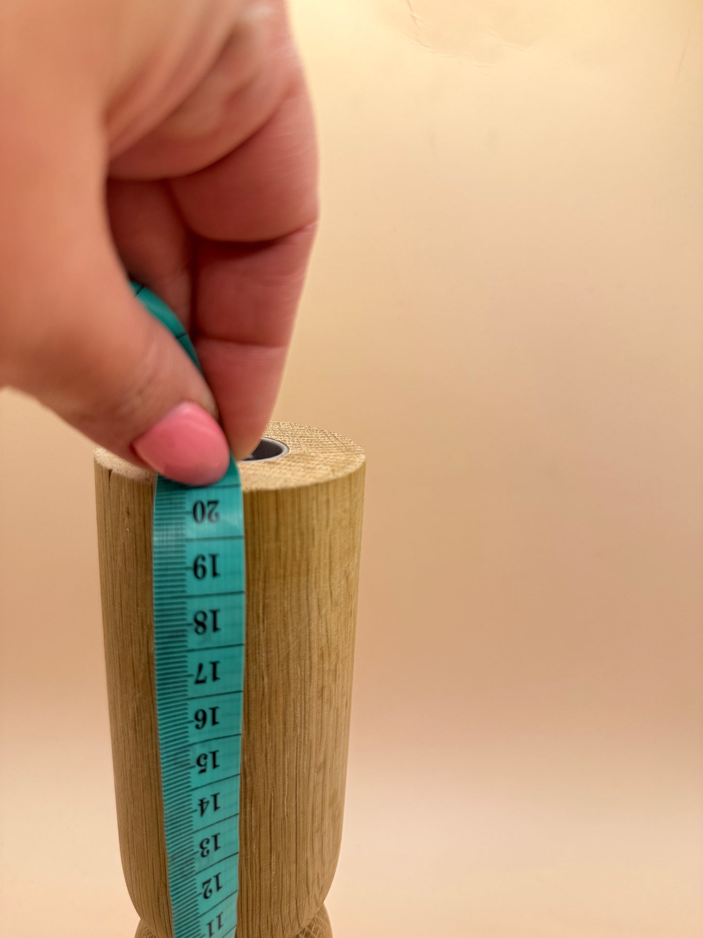 Double Ended Wooden Tealight Candle Holder