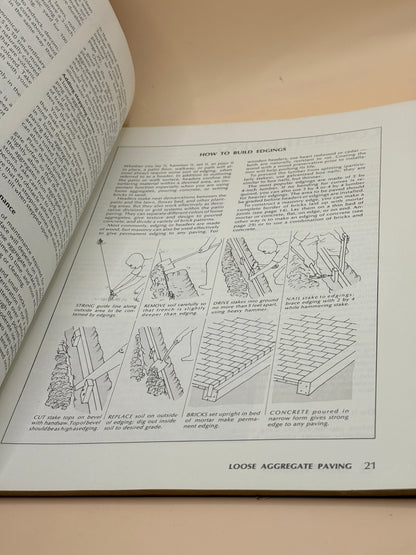 How to Build Walks, Walls & Patio Floors by Sunset Books