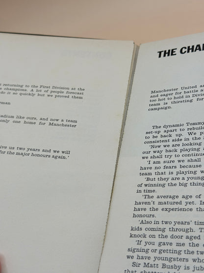 The Champion Manchester United Football Book No. 10 by David Meek