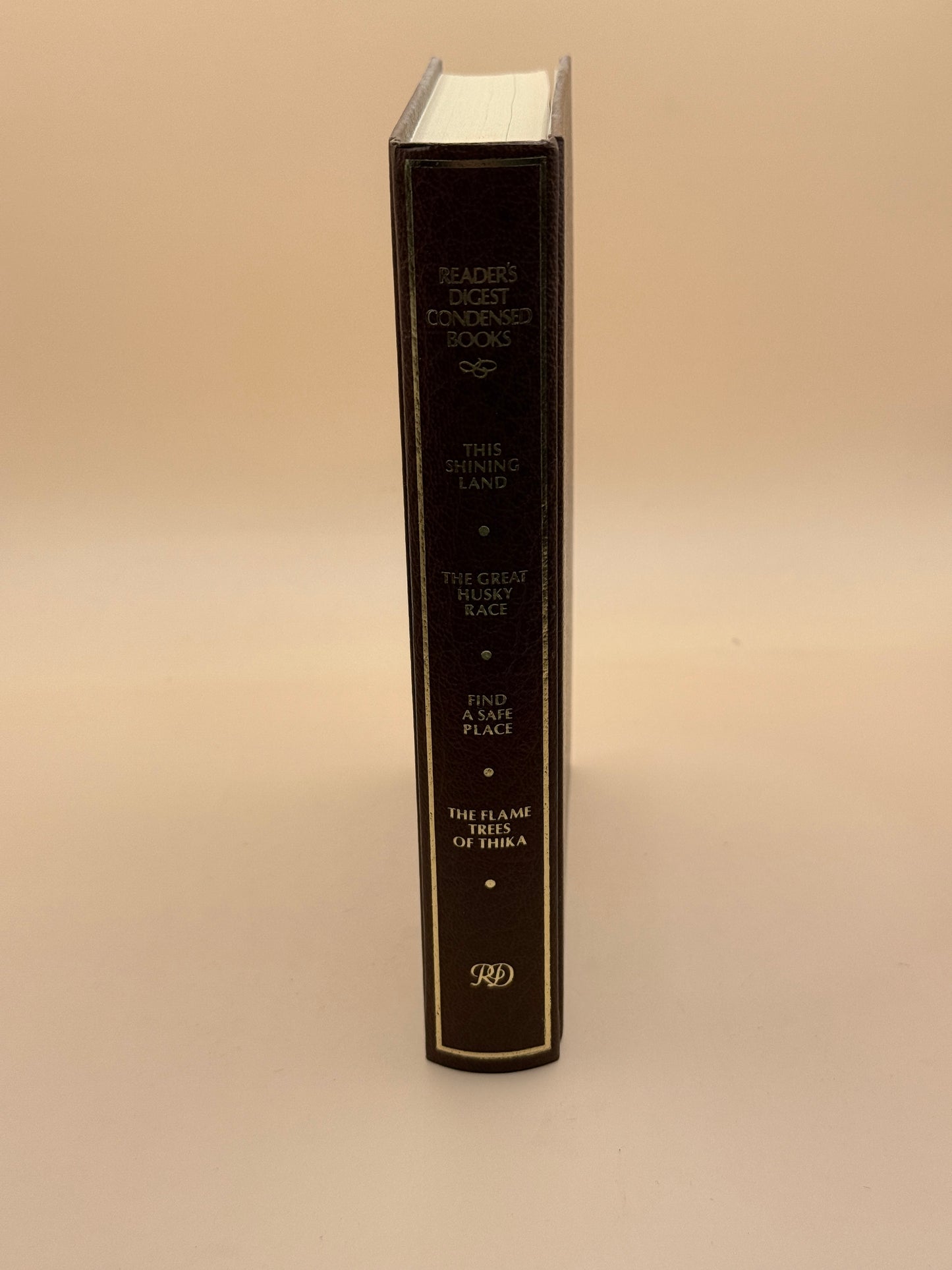 Reader's Digest Condensed Books: This Shining Land, The Great Husky Race, Find a Safe Place & The Flame Trees of Thika