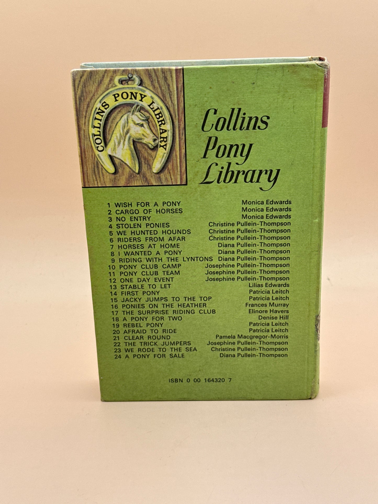Collins Pony Library: Afraid to Ride by Patricia Leitch 1973