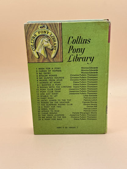 Collins Pony Library: Afraid to Ride by Patricia Leitch 1973