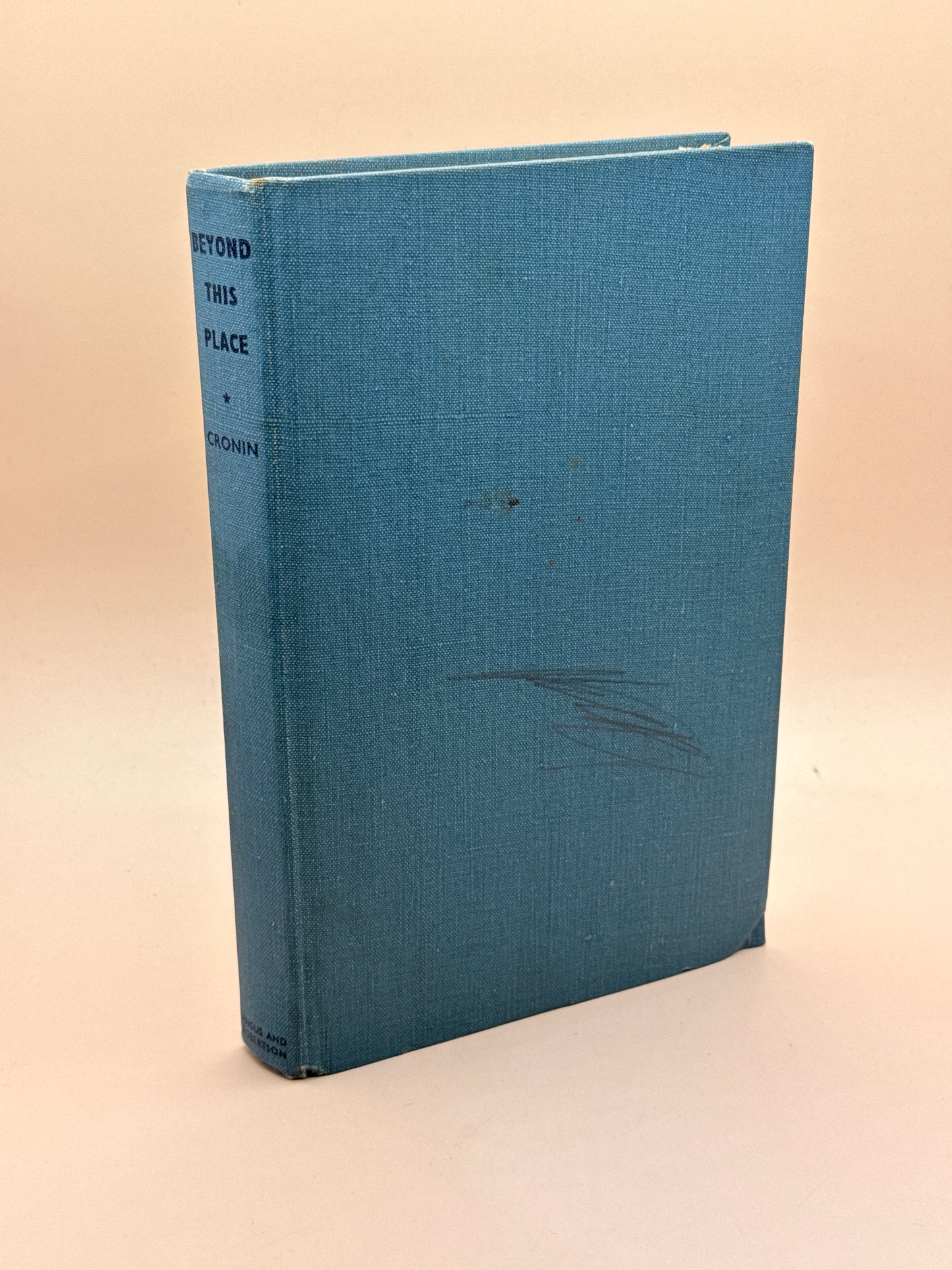 Beyond This Place by A. J. Cronin AU/NZ First Edition 1953