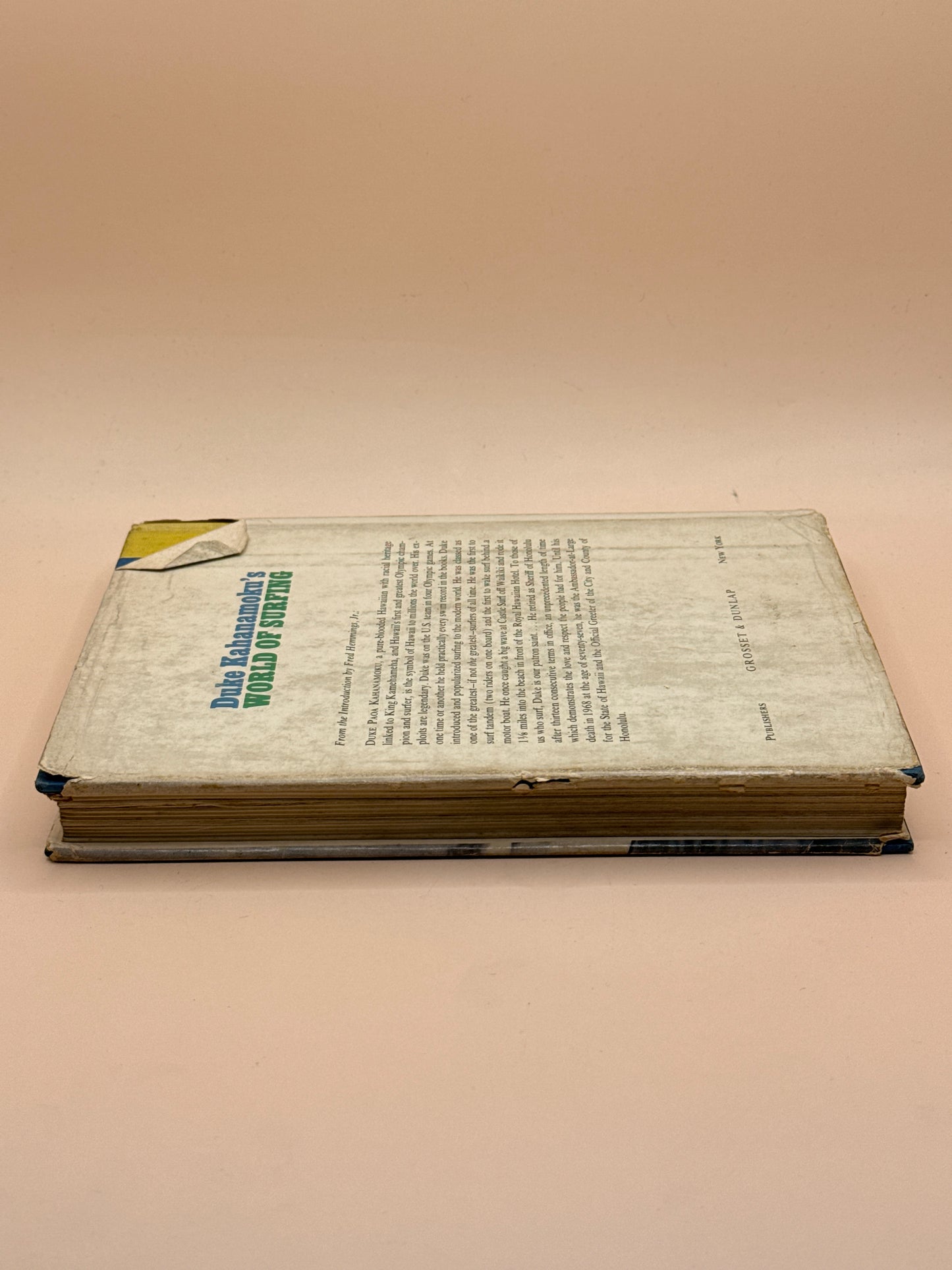 Duke Kahanamoku's World of Surfing 1968 FIRST EDITION HARDCOVER