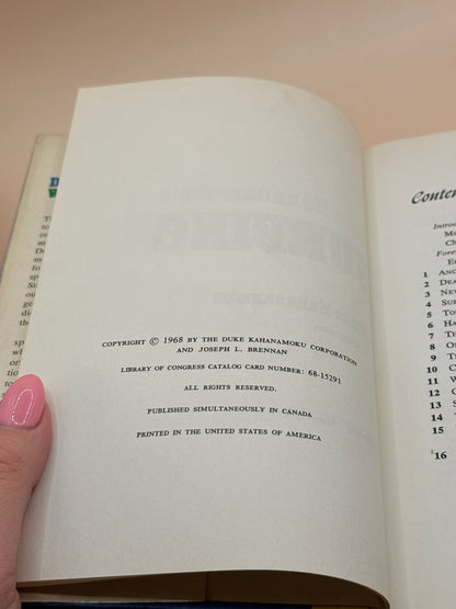 Duke Kahanamoku's World of Surfing 1968 FIRST EDITION HARDCOVER