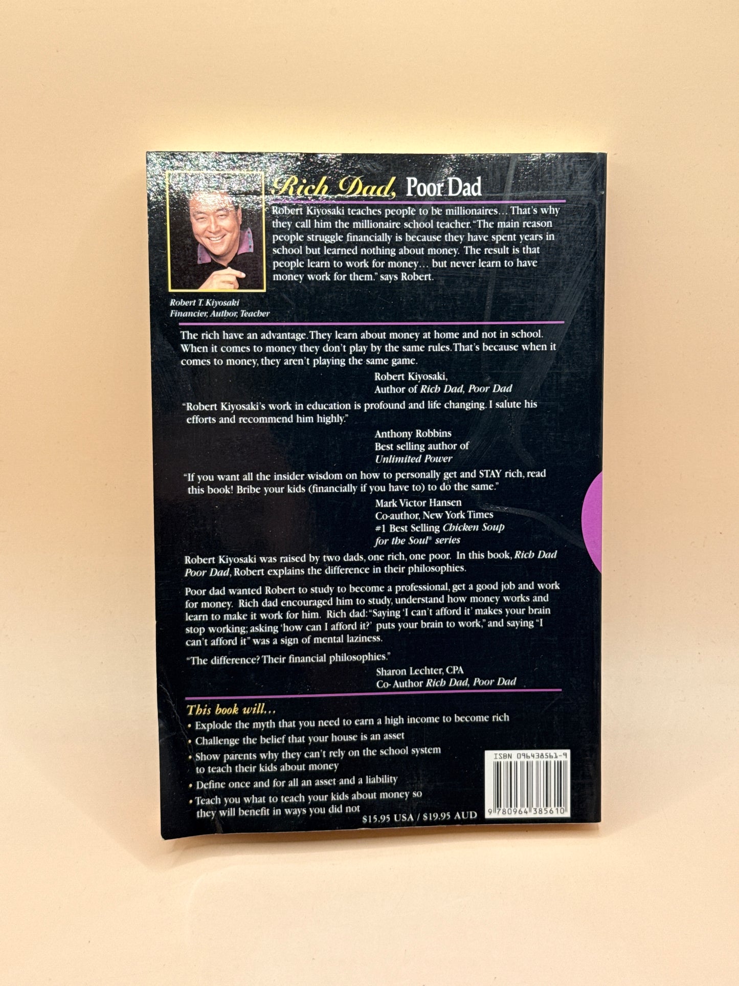 Rich Dad Poor Dad by Robert T. Kiyosaki & Sharon L. Lechter