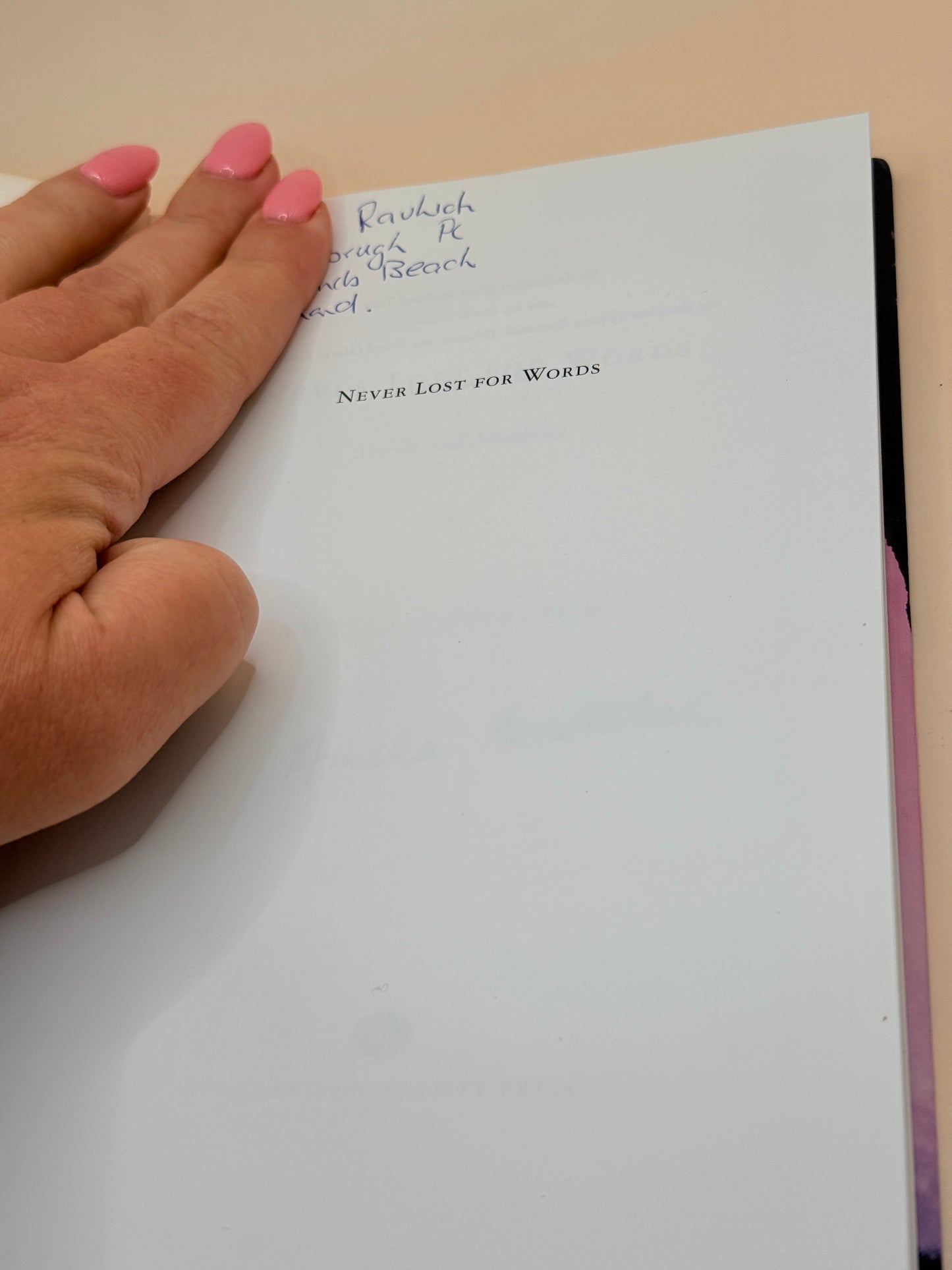Never Lost for Words by Amelia Batistich (signed)