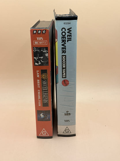 Soccer Legends & Weil Coerver Soccer Tapes Vol. 3 VHS Bundle
