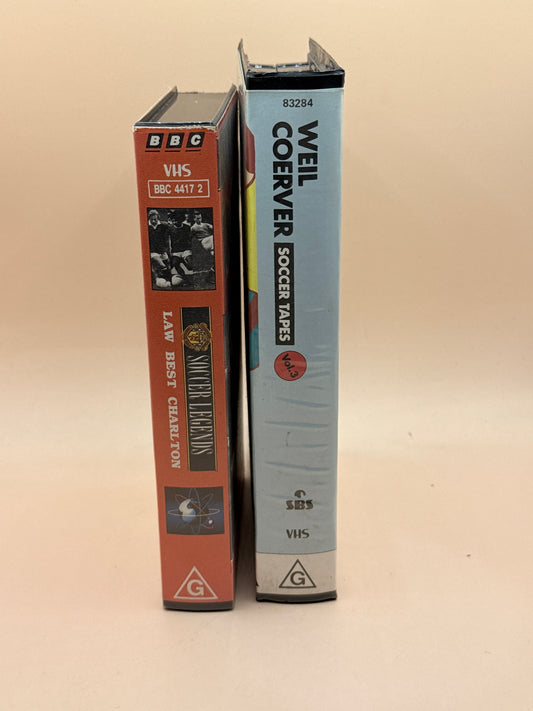 Soccer Legends & Weil Coerver Soccer Tapes Vol. 3 VHS Bundle