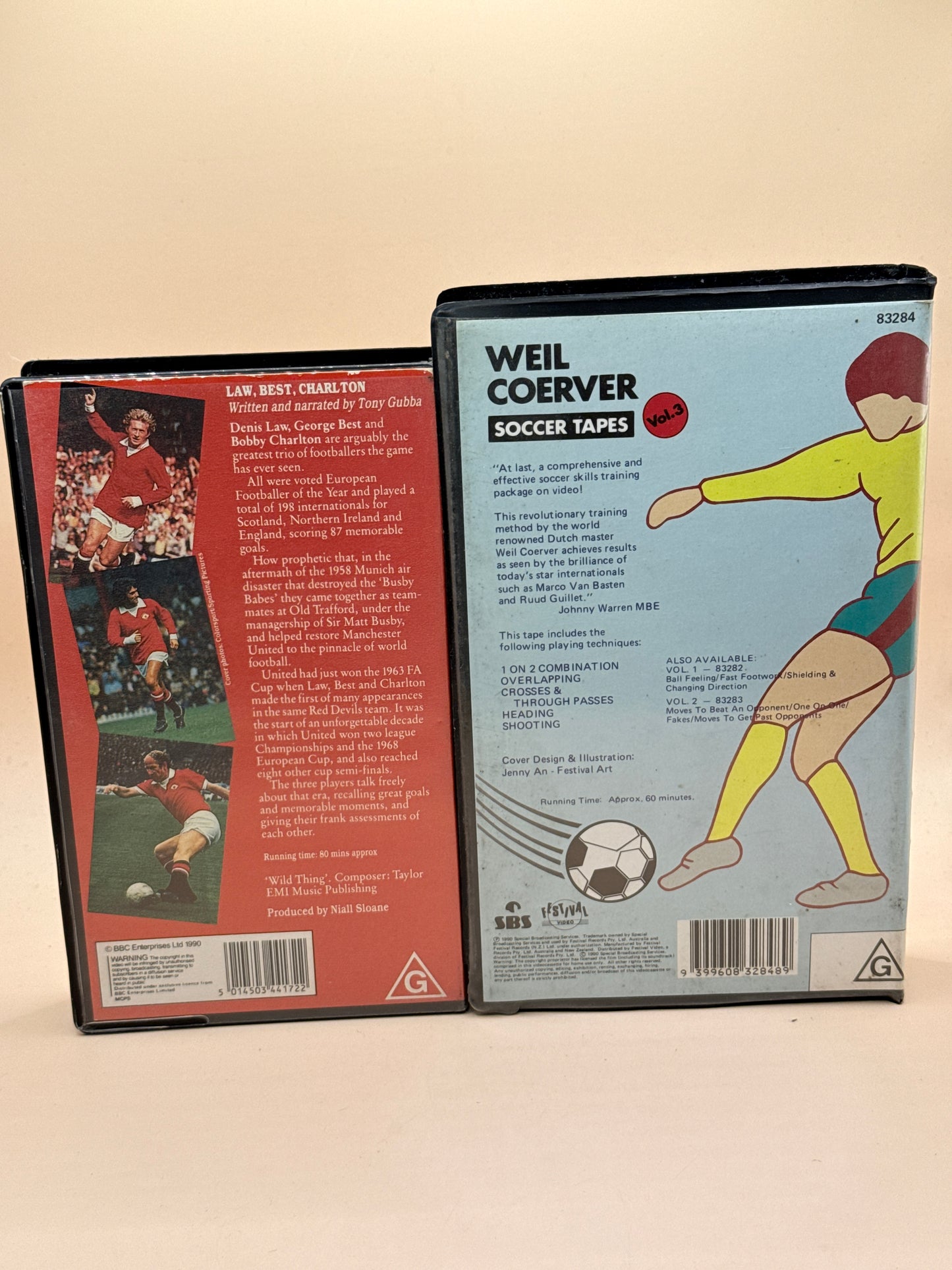 Soccer Legends & Weil Coerver Soccer Tapes Vol. 3 VHS Bundle