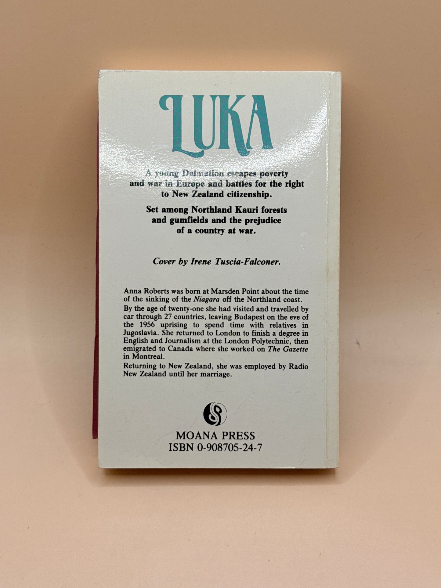 Luka by Anna Roberts (Inscribed by Author First Ed)