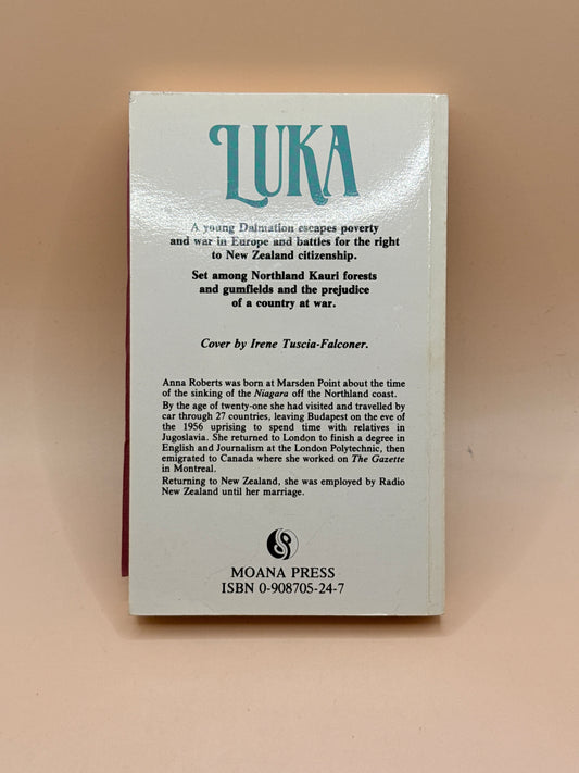 Luka by Anna Roberts (Inscribed by Author First Ed)