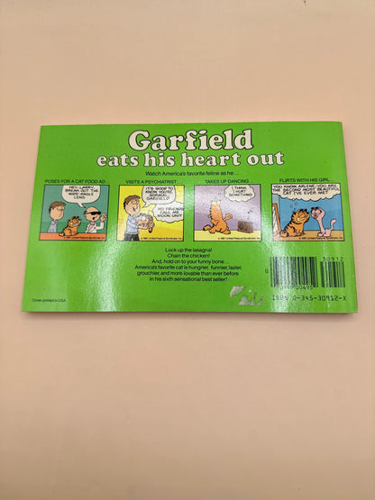 Garfield Eats His Heart Out by Jim Davis FIRST EDITION 1983