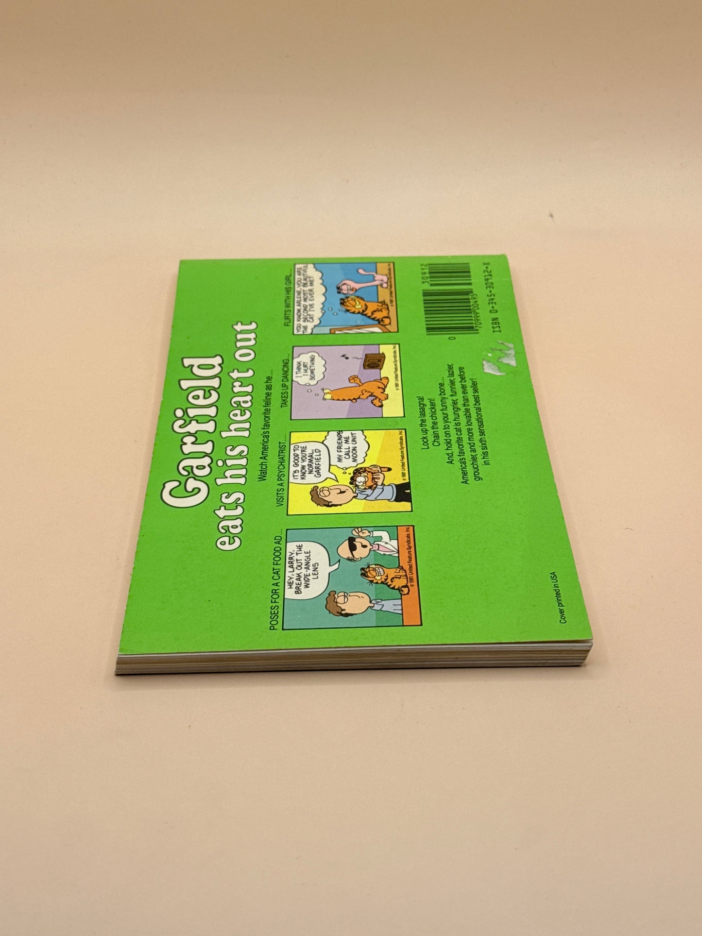 Garfield Eats His Heart Out by Jim Davis FIRST EDITION 1983