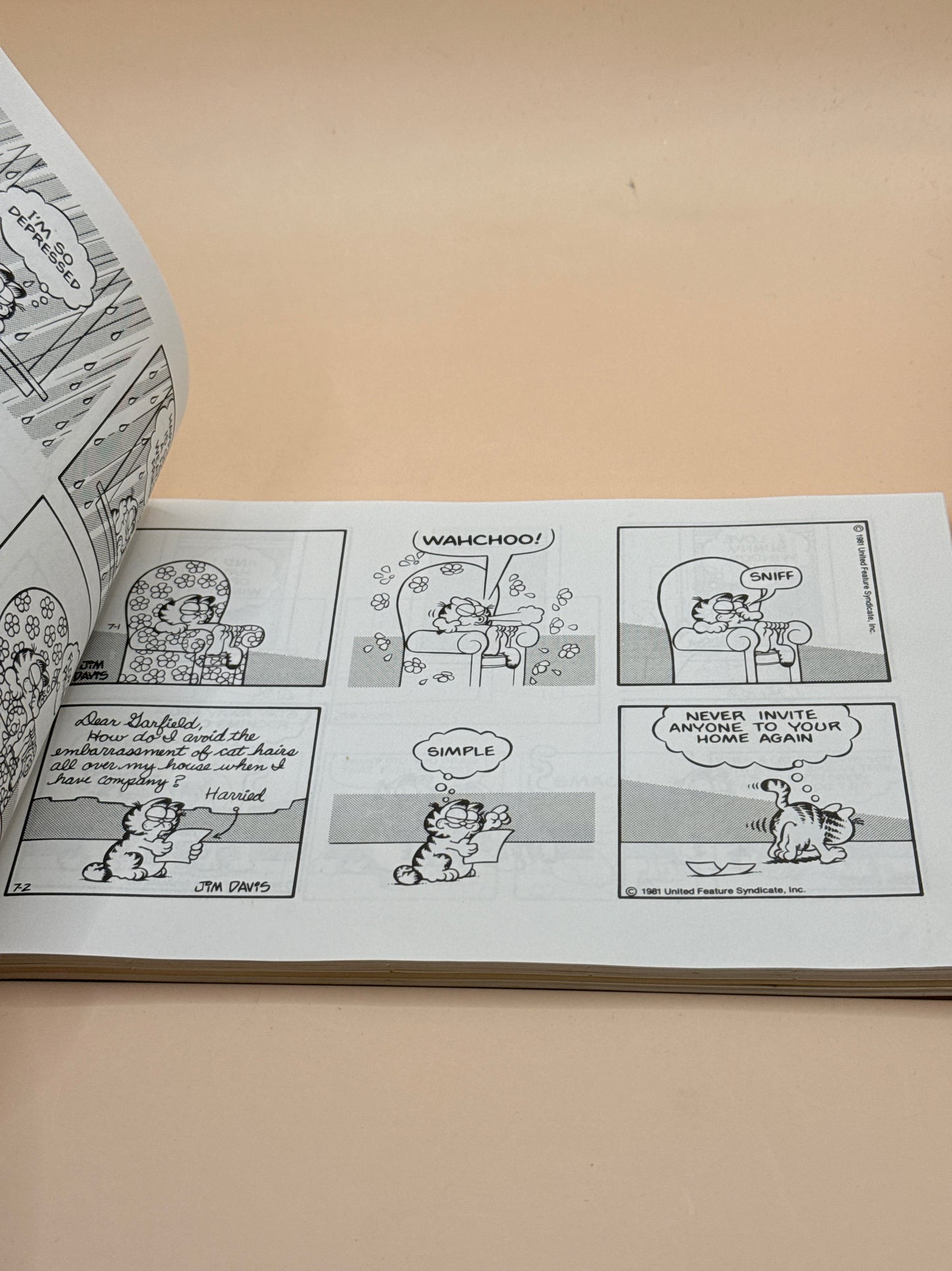 Garfield Eats His Heart Out by Jim Davis FIRST EDITION 1983