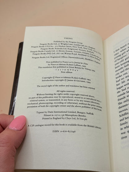 Zlata's Diary: A Child's Life in Sarajevo by Zlata Filipović - First Edition