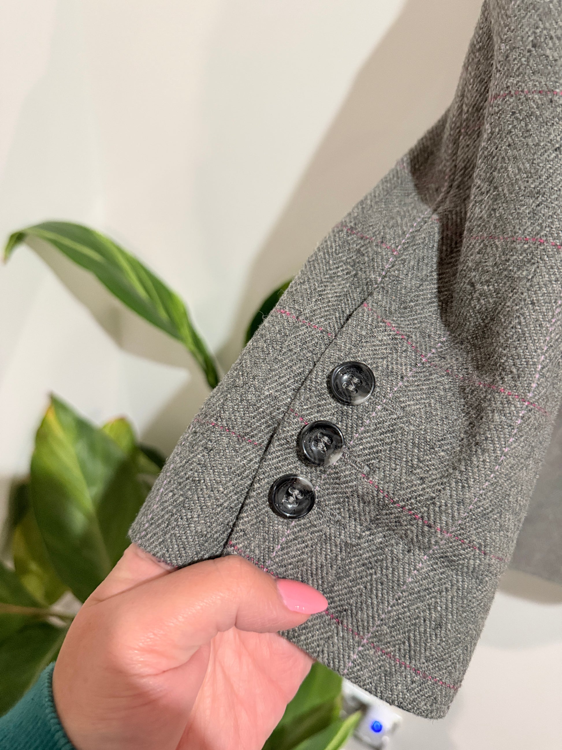 Maine Textured Blazer Size 16