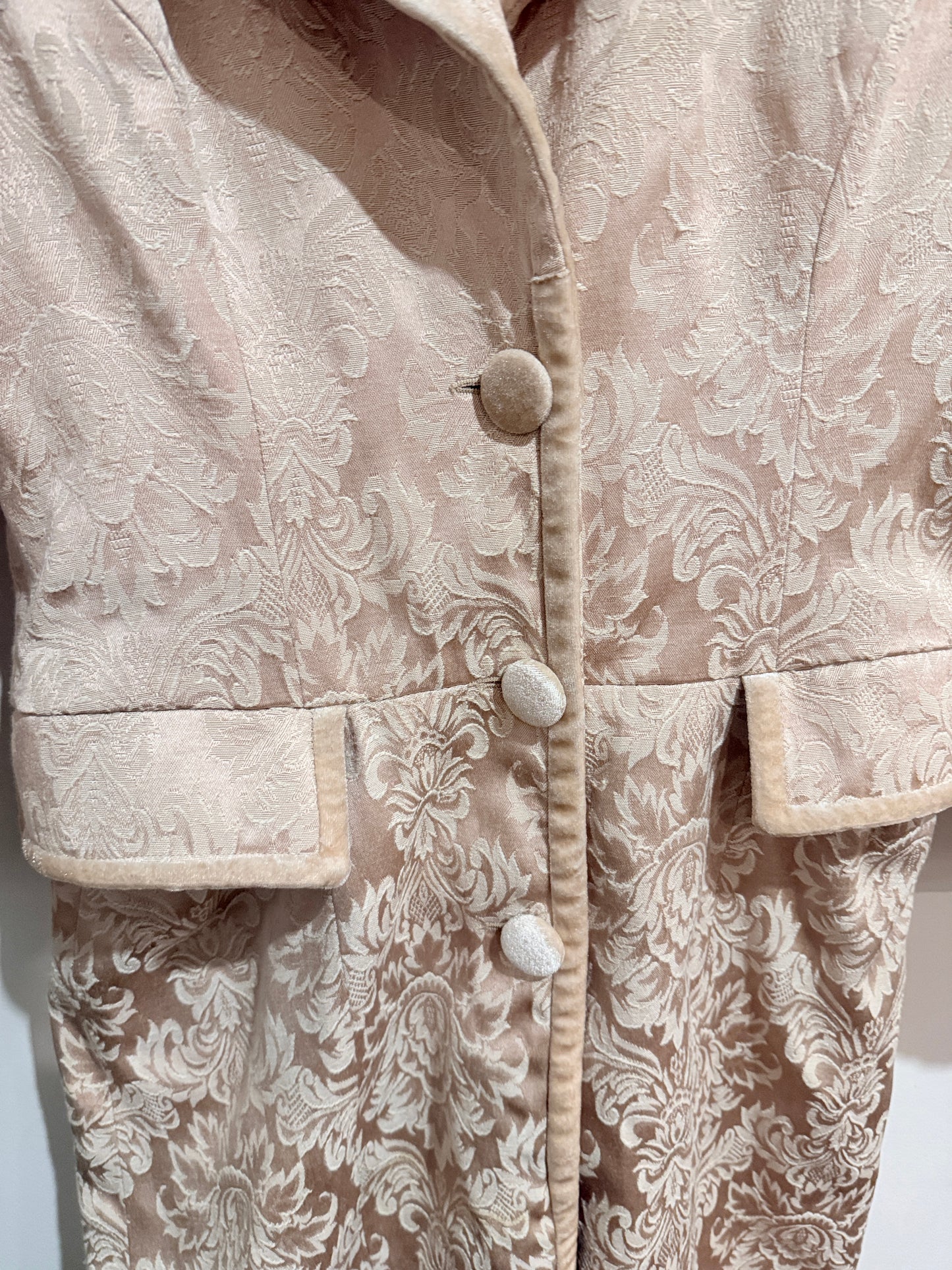 Arden B Brocade Trench Coat Size S | U/Arm to U/Arm 47cm