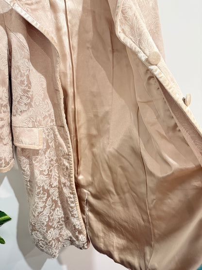 Arden B Brocade Trench Coat Size S | U/Arm to U/Arm 47cm