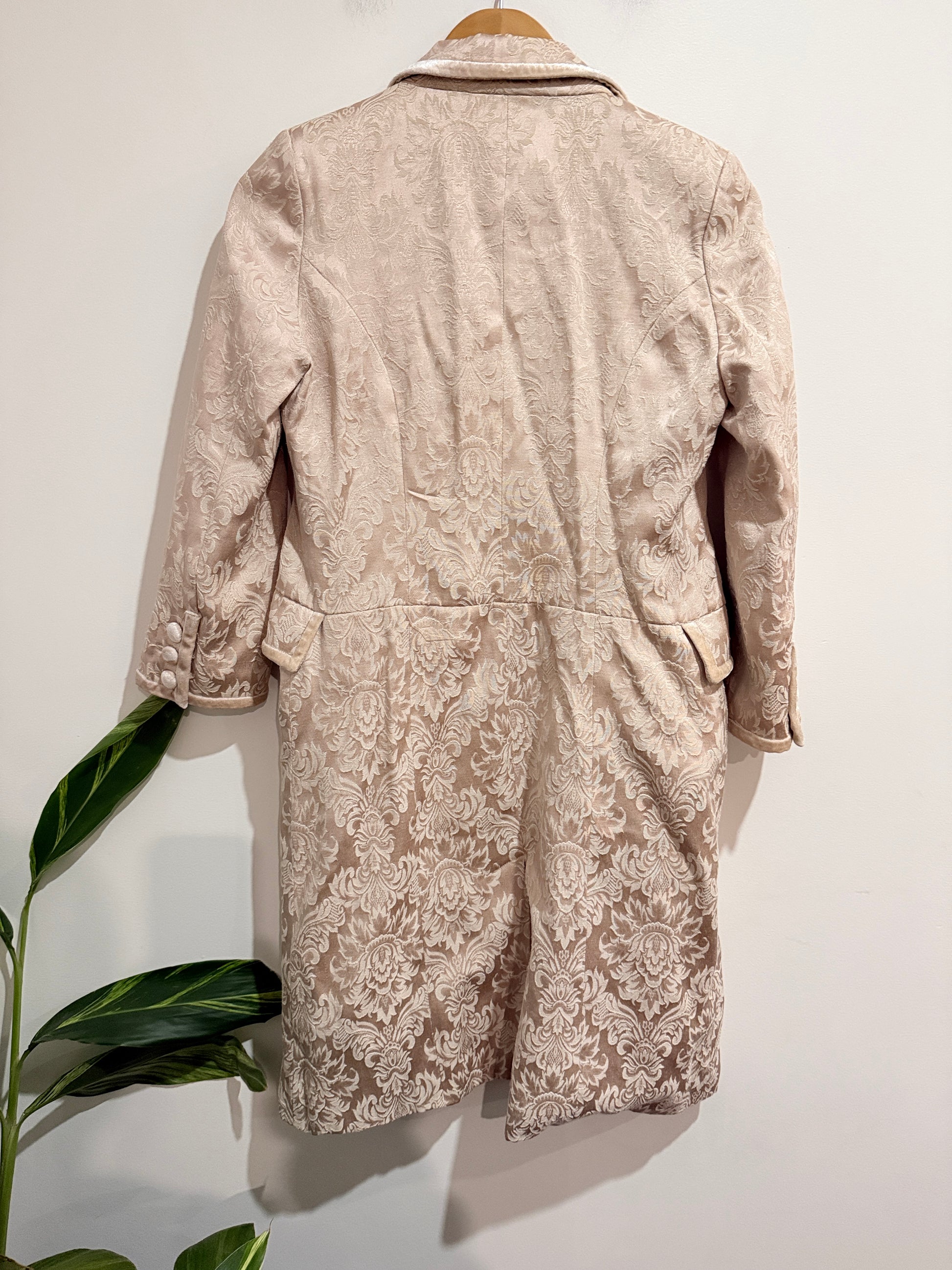 Arden B Brocade Trench Coat Size S | U/Arm to U/Arm 47cm