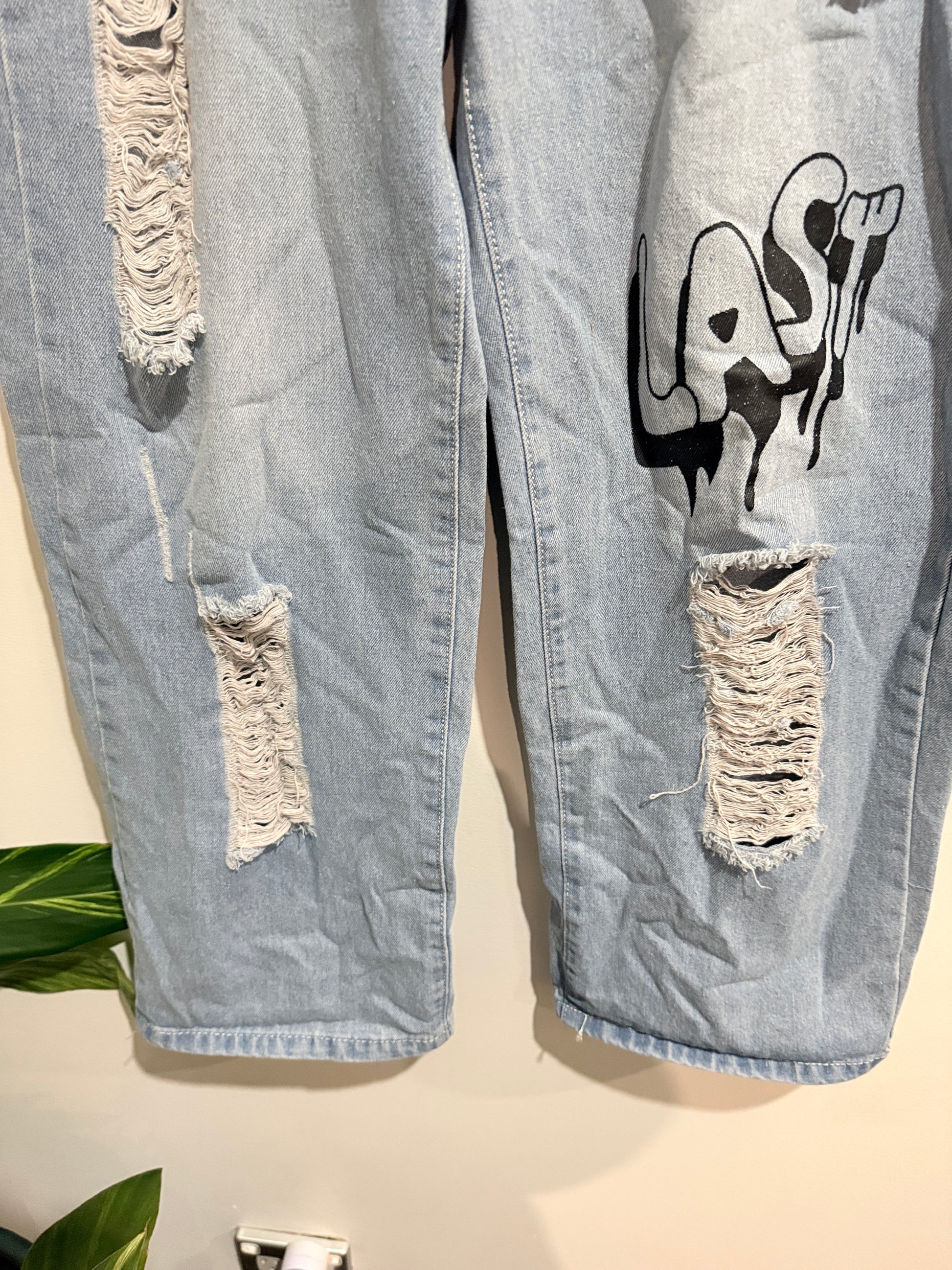 Brand Unknown Wide-leg Denim Pants Size Waist 74cm