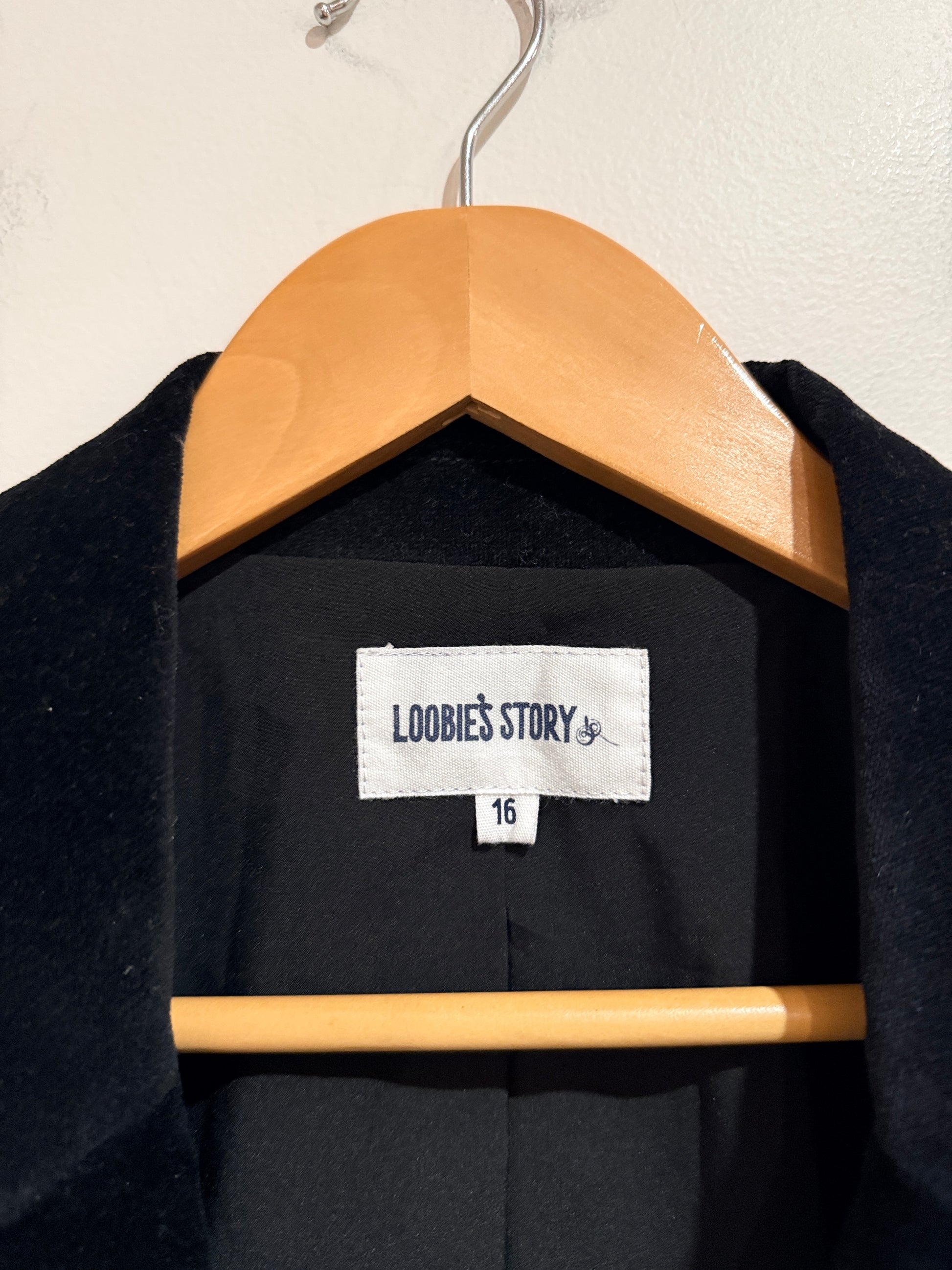 Loobies Story Double-breasted Blazer Size 16