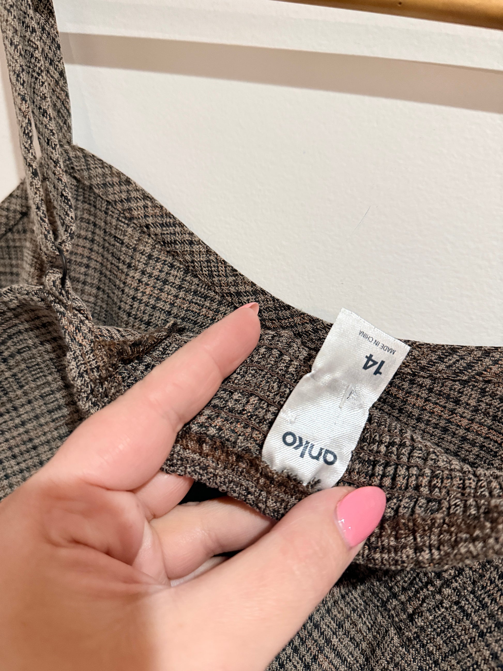 Anko Tweed Mini Dress Size 14