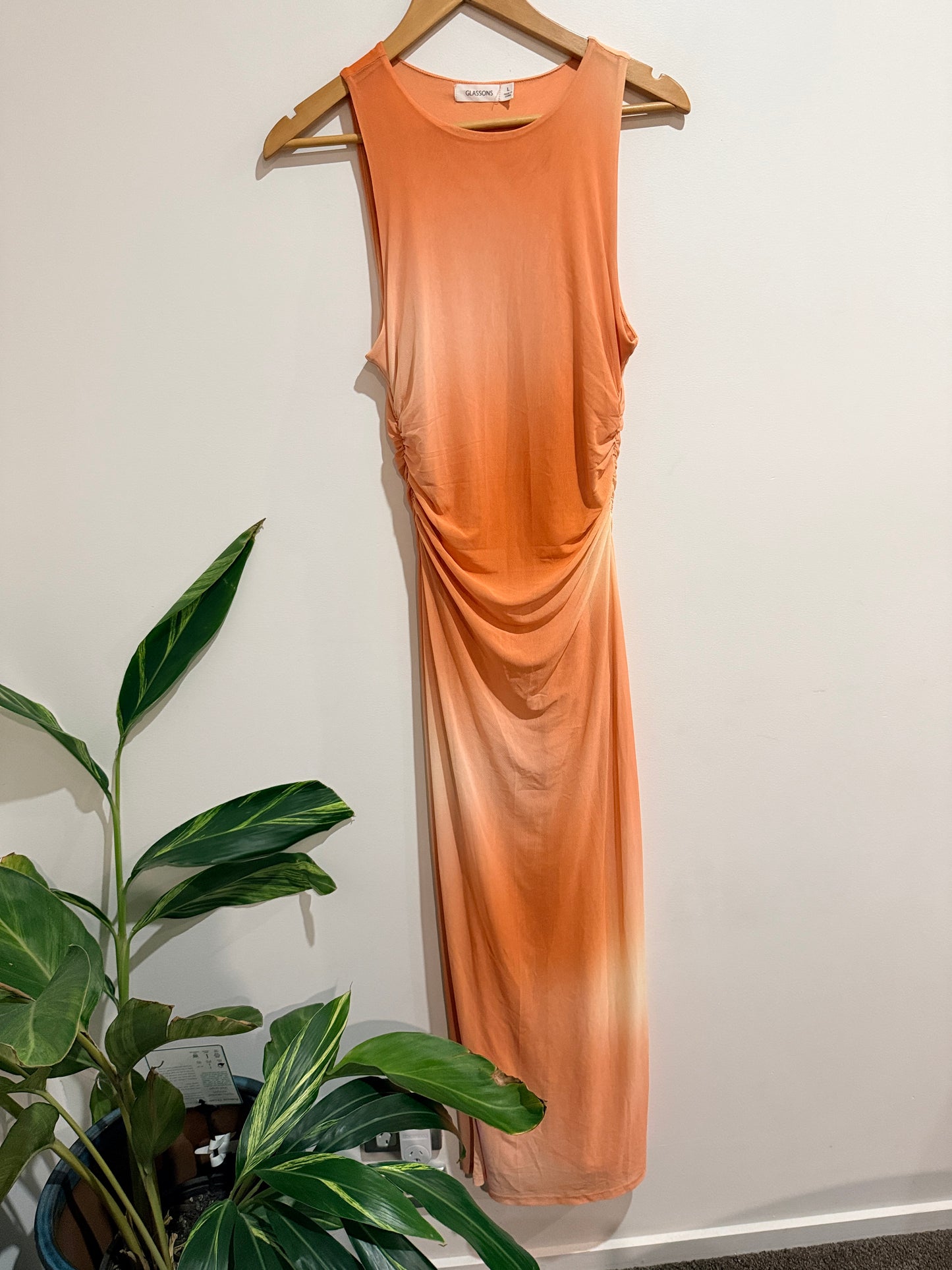 Glassons Ruched Beach Dress Size L