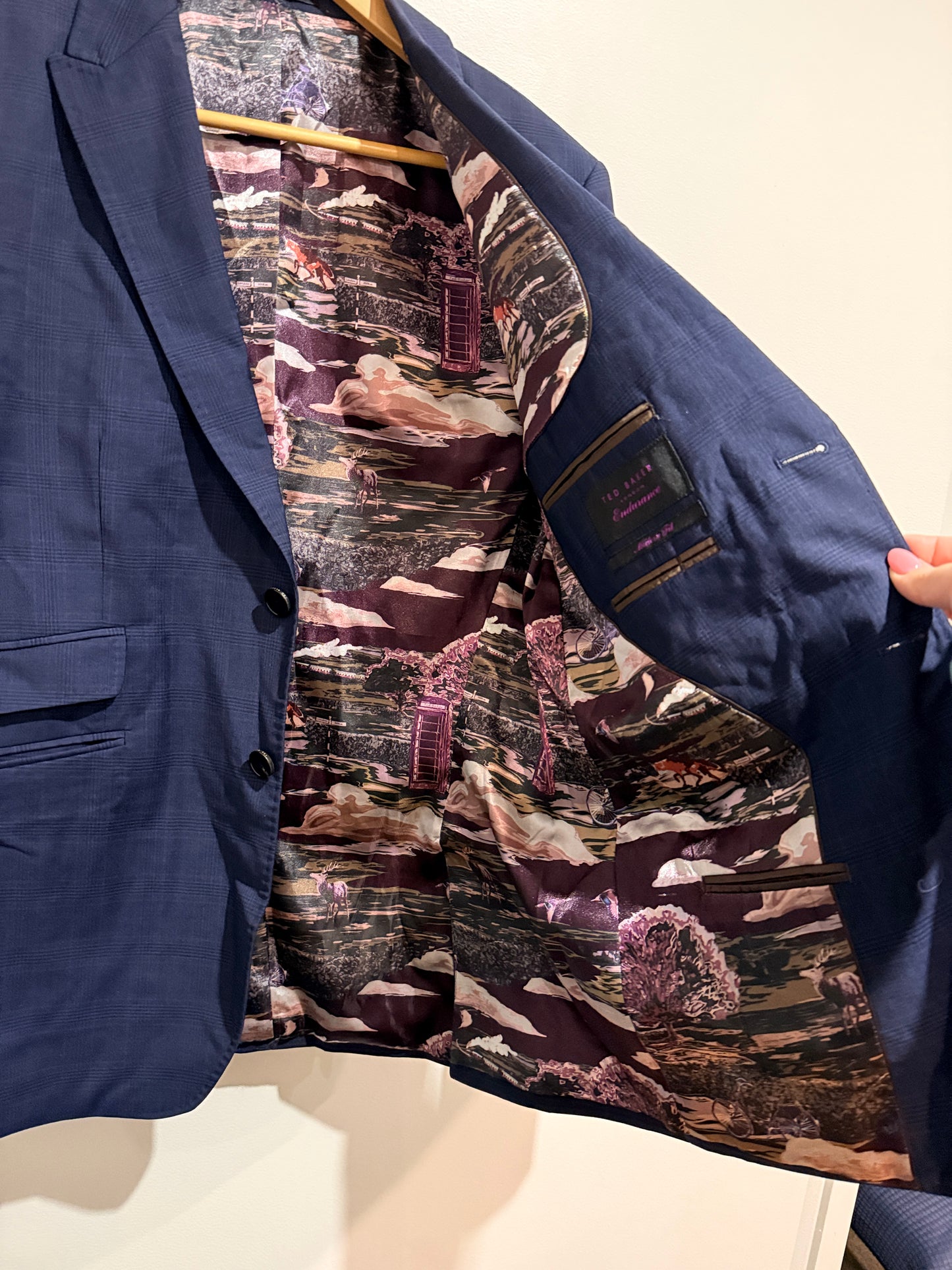 Ted Baker Tailored Blazer / Suit Jacket Size 40R | U/Arm to U/Arm 52cm