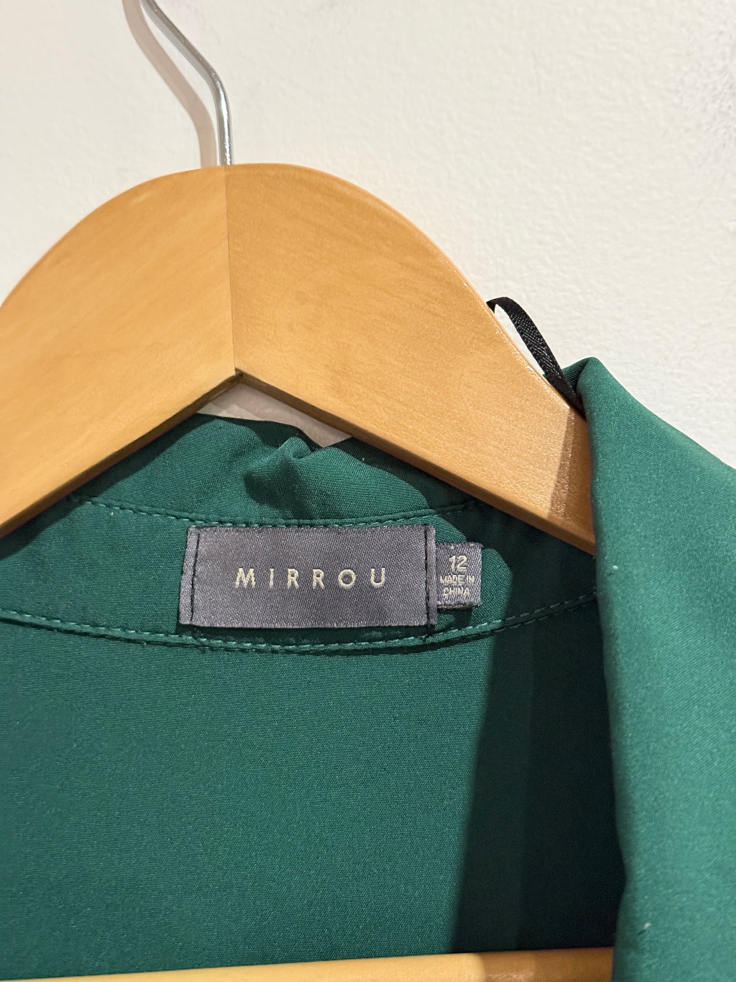 Mirrou Mini Shirt Dress Size 12