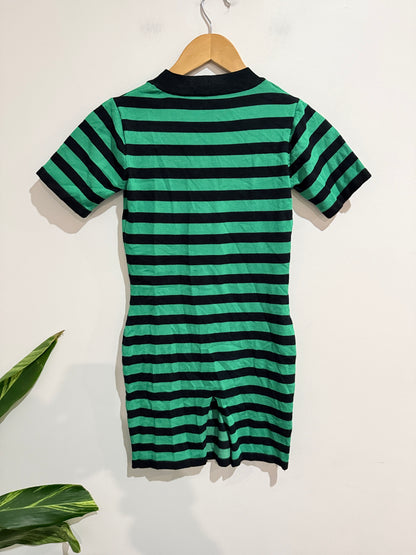 Striped Mini Dress Size U/Arm to U/Arm 39cm