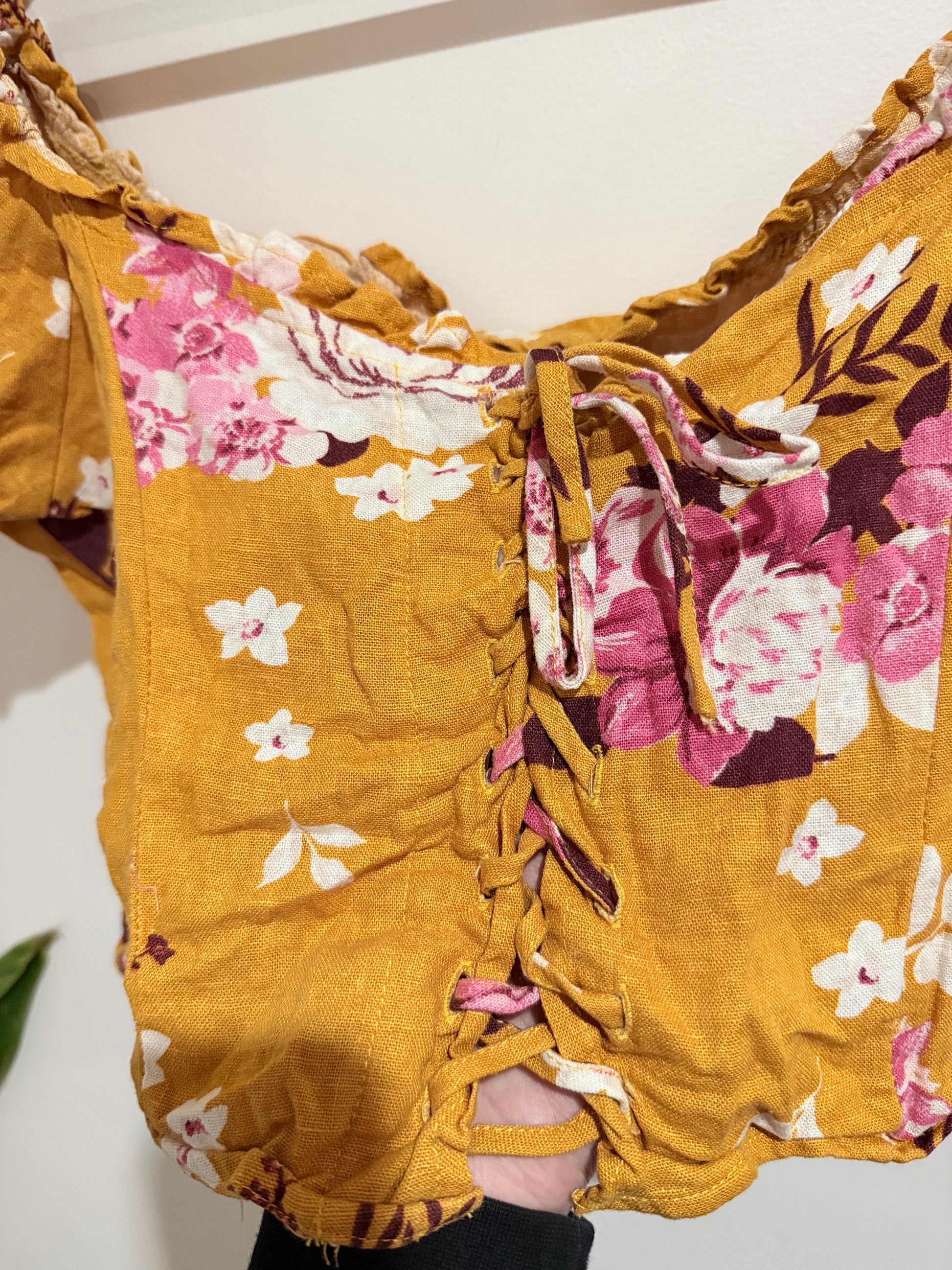 Cotton:on Floral Crop Top Size M/M