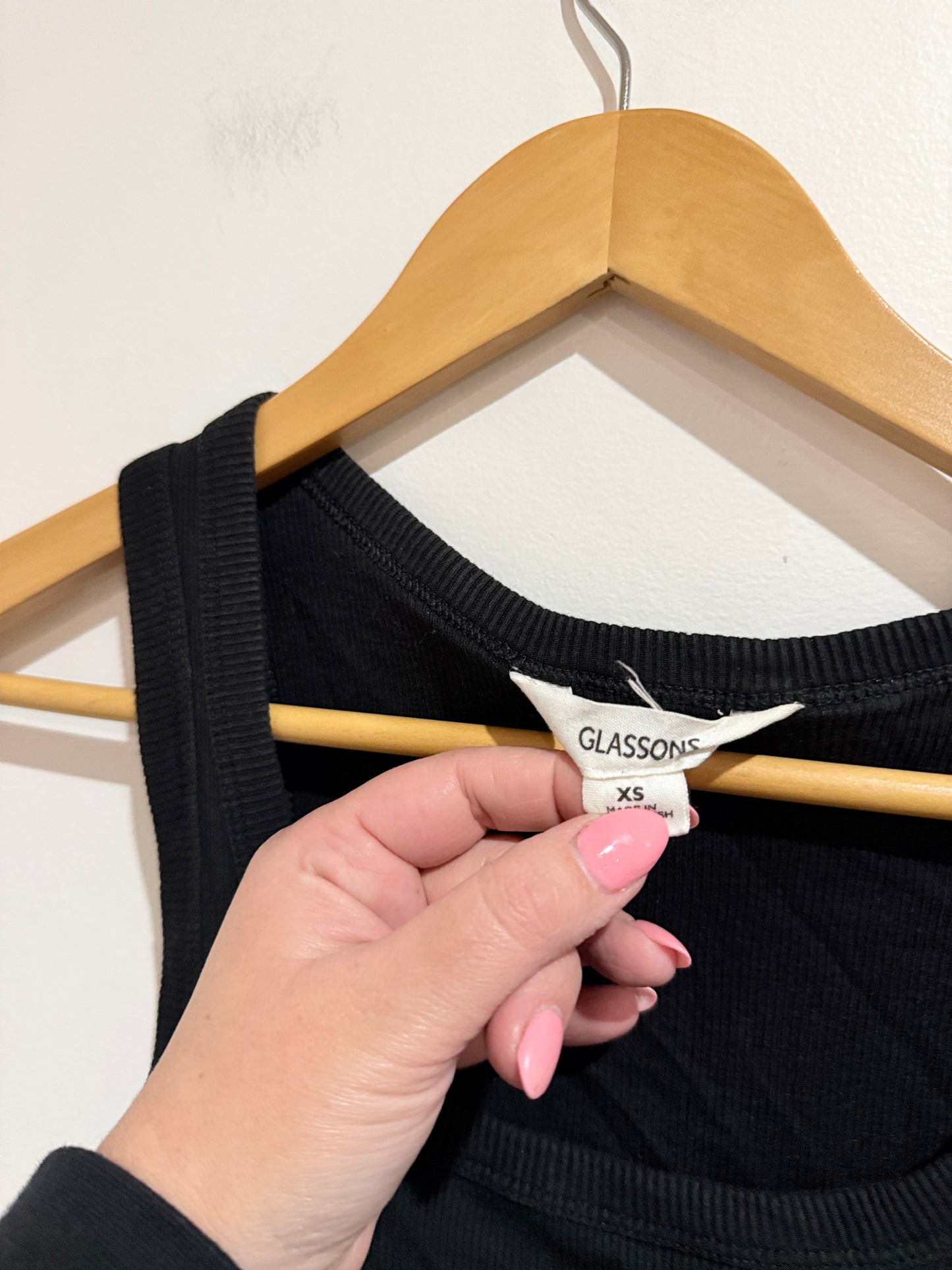 Glassons Ribbed Scoop-neck Tank Top Size XS